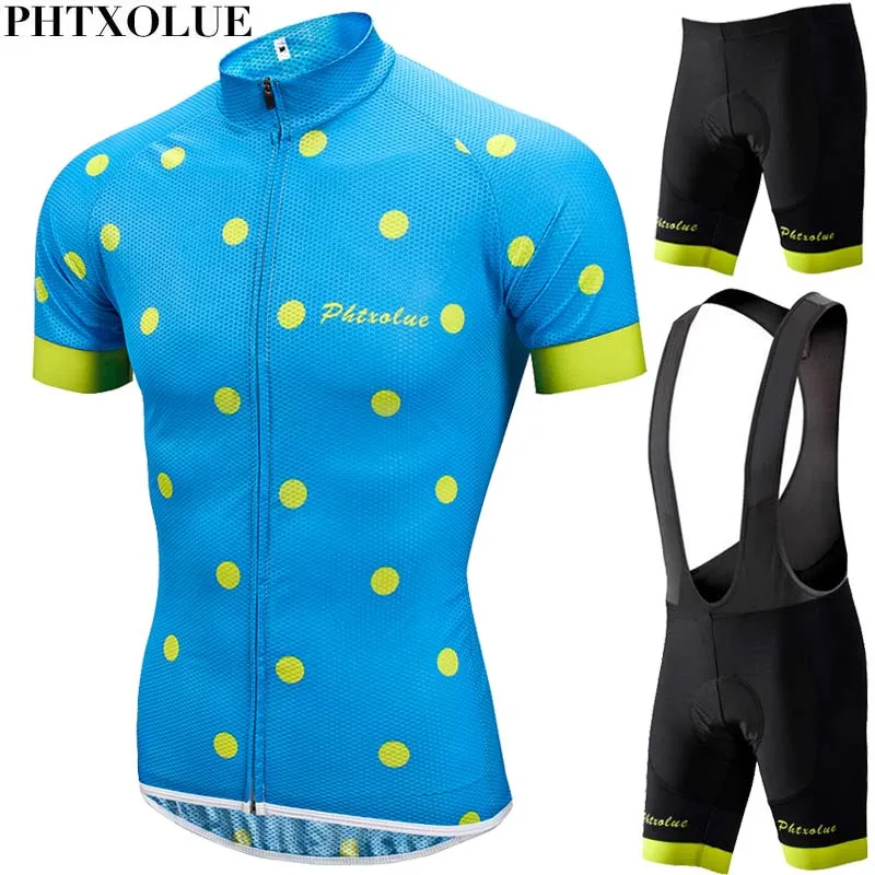 

Phtxolue Pro Men Cycling Clothing Cycling Sets Bike uniform Kit Cycling Jersey Set Road Bicycle Jerseys MTB Bicycle Wear