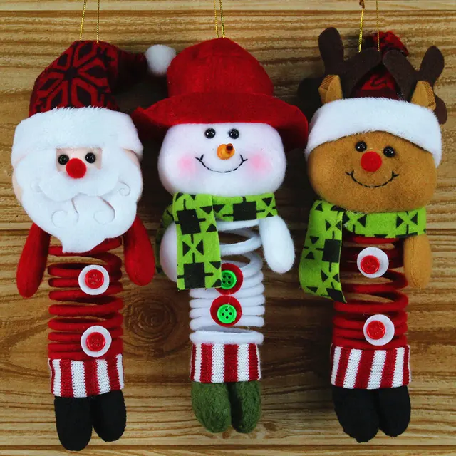 2017 marry christmas decorations santa claus craft plush doll figure toy animals stuffed deer snowman children - Santa Claus Craft 2017 marry christmas decorations santa claus craft plush doll figure toy animals stuffed deer snowman children - Santa Claus Craft