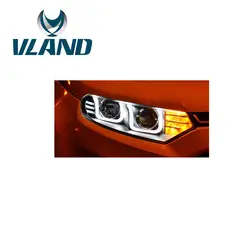 VLAND завод для фара для Ford Ecosport светодиодный фара 2012 2013 2014 2015 DRL H7 ксеноновая лампа Plug And Play дизайн 12 V & 35 Вт