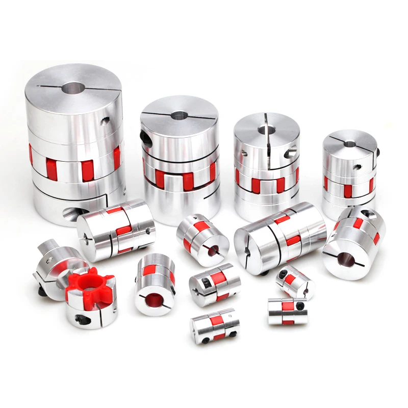 Acoplador de eje de mordaza de Motor CNC, acoplamiento Flexible de ciruela, D25 L30, 4mm, 5mm, 6mm, 6,35mm, 8mm, 9mm, 10mm, 12mm, acoplamiento elástico|Acopladores de eje| - AliExpress