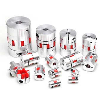 CNC Motor Jaw Shaft Coupler Flexible Spider plum Coupling D25 L30 4mm 5mm 6mm 6.35mm 8mm 9mm 10mm 12mm Elastic coupling gnd coupling stepper motor gnd d40 l50 hole mini 6mm max 24mm plum jaw shaped clamp shaft coupler for servo motor