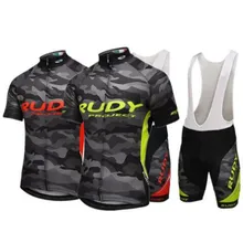 

Rudy Pro Team Radtrikot Sommer Ropa Ciclismo Sport MTB fahrrad Maillot Fahrrad Tragen BIB Shorts 9D GEL PAD Radfahren kleidung