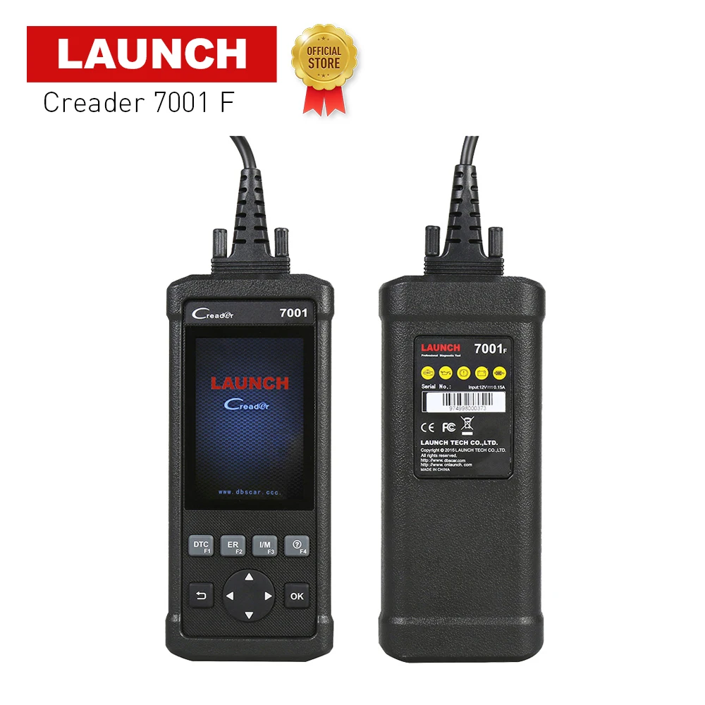 launch DIY считыватель кода CReader 7001F полный тест OBD 2+ 6 специальных функций с пожизненным бесплатным обновлением онлайн