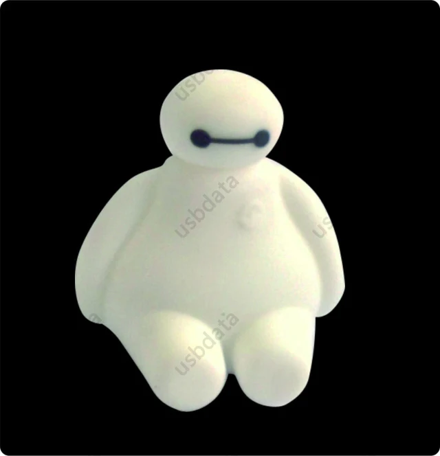 3D симпатичный USB флэш-накопитель 512 GB Baymax флэш-накопитель USB диск 64 GB Игрушка USB 3,0 флэш-карта в виде ключа Флешка 32 GB 128 GB подарок