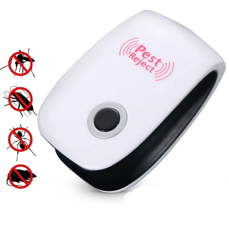 

Enhanced Version Electronic Cat Ultrasonic Anti Mosquito Insect Repeller Rat Mouse Cockroach Pest Reject Repellent EU/US Plug