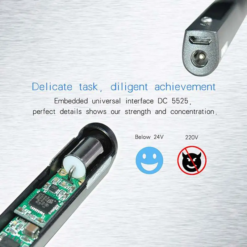

2018 NEW Portable Digital LCD Electric Soldering Iron TS100 Welding Head Mini 65W Programmable Direct-current Welding Head