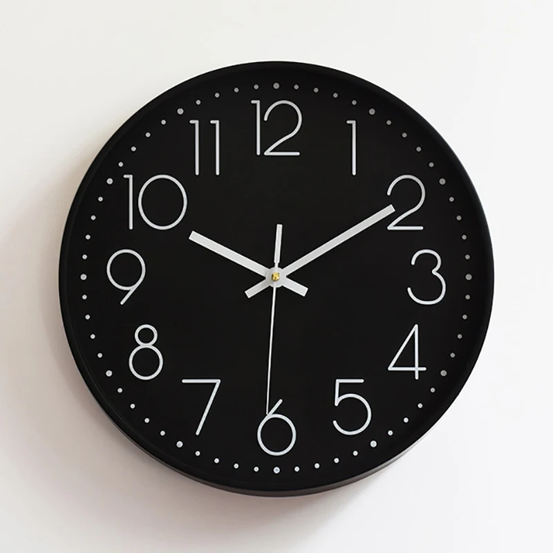 Brief Style Plastic Quartz Wall Clocks 2019 New Arrivals Metal Clock Needles Wall Clock Home Decor Relogio De Parede