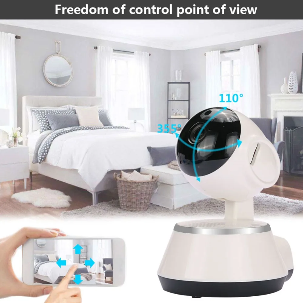 

giantree 1MP 360 degree 1080P HD WIFI IP Camera Mini V380 Network surveillance cameras Baby monitor remote control USB interface