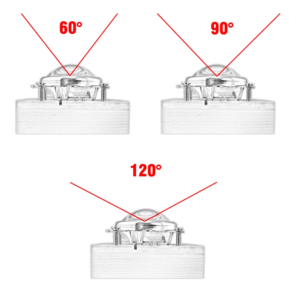 60 90 120 градусов линза LED оптическое стекло 44 мм+ рефлекторный коллиматор+ фиксированный кронштейн для 20 Вт 30 Вт 50 Вт 100 Вт COB чип высокой мощности