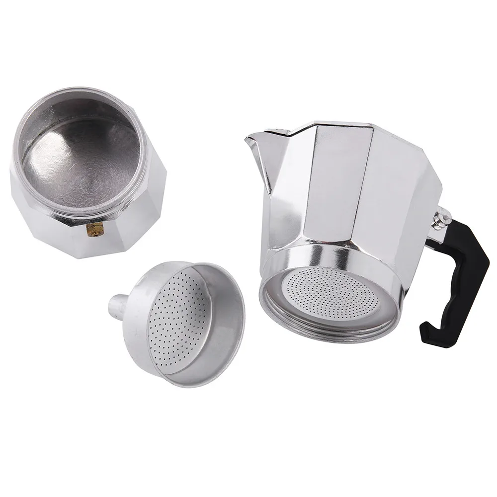 Новый 1 Чашки 50 мл Мока эспрессо Кофе maker machine glantop Алюминий 1cup итальянский плитой Percolator горшок инструмент