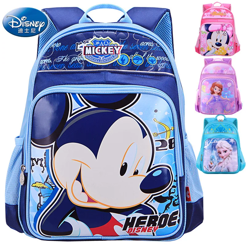 

Disney Kid Plush Backpack Mickey Minnie Mouse Girls Crossbody Shoulder Bag Cute Cartoon Children Hand School Bag Travel Handbag