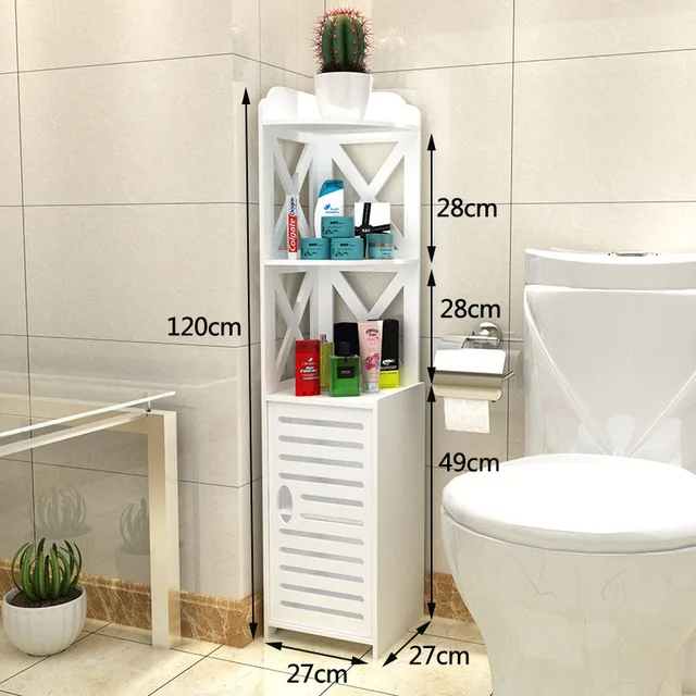 Modern Bathroom Storage Rack Floor Standing Toilet Cabinet Folding Modern Bathroom Storage Rack Floor Standing Toilet Cabinet Folding Washbasin Shower Shelf Corner