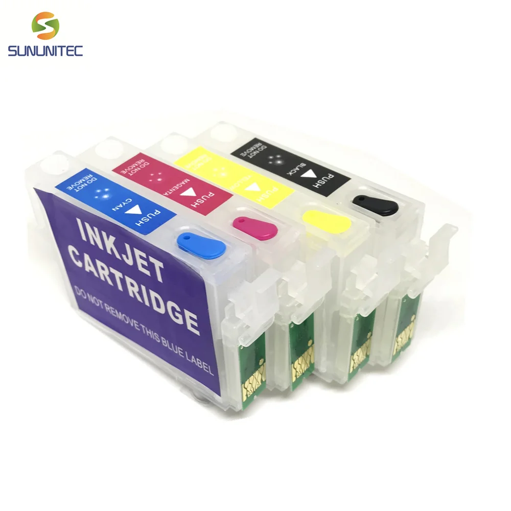 4 вида цветов/набор T1351 T1332 T1333 T1334 многоразовый картридж для принтера EPSON Stylus T25 TX123