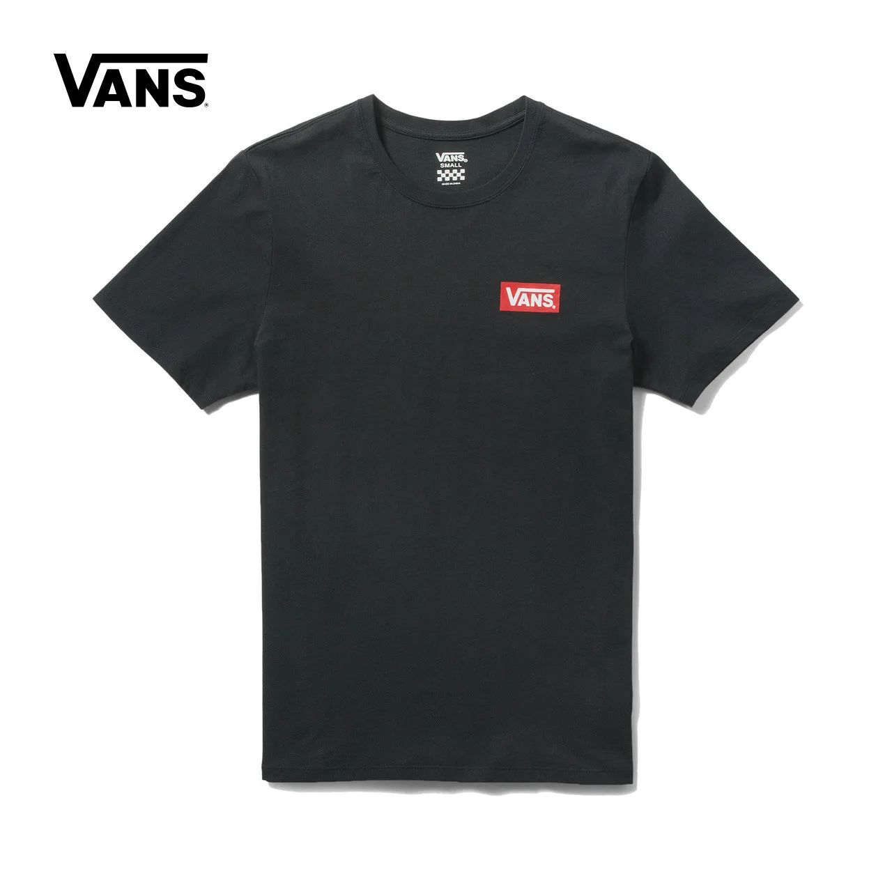 Original New Arrival Vans Men's Classic Logo Graphic Tees Cotton O-neck Short Sleeve Tops Comfortable Skateboarding T Shirt