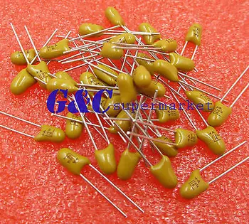 

10PCS Tantalum Capacitor 2.54 DIP 25V 10UF 106 NEW