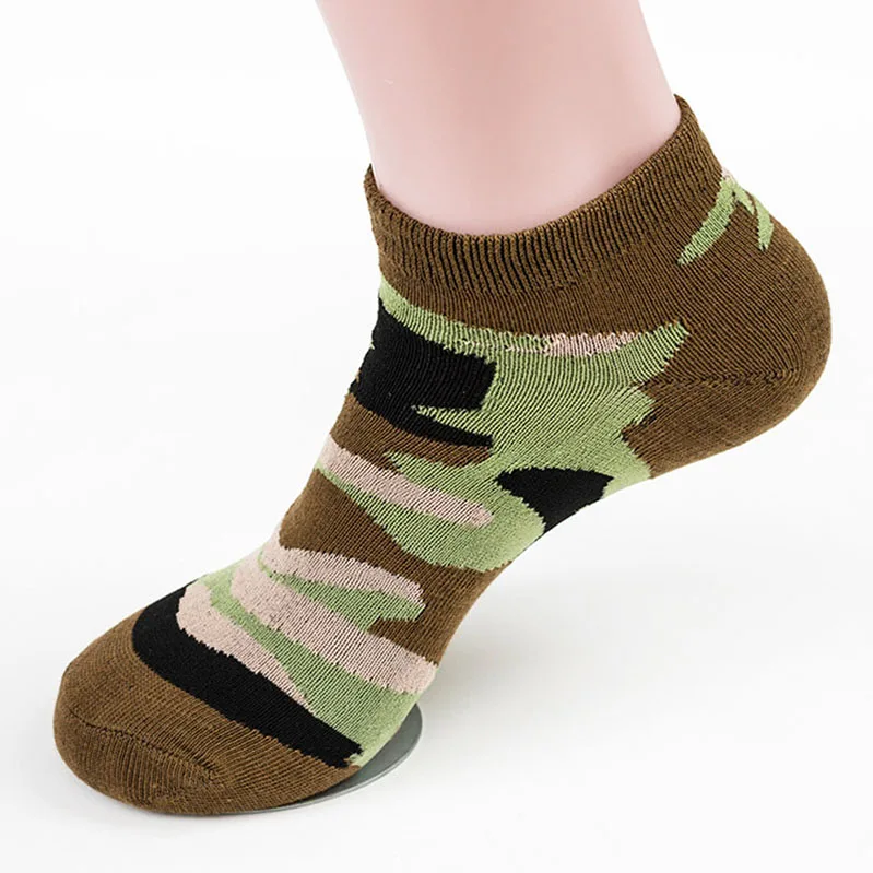 4 пары, мужские носки до лодыжки, камуфляжные забавные носки, весна-зима, дышащие, эластичные, художественные, хорошего качества, носки Meias