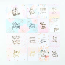 Domikee kawaii, золотая фольга, индексный разделитель, планировщик, набор карт для дневника, офиса, школы, милый планировщик, аксессуары для ноутбуков, Канцтовары