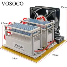 20 Гц/ч портативный DIY генератор озона 220 В синяя пленка влагостойкая керамическая пластина озонатор Вода Воздух стерилизовать очиститель обработки