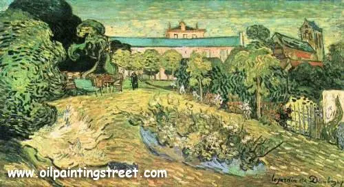 

Linen Canvas Oil Painting reproductions,The Daubigny Garden by vincent van gogh,Free DHL or FedEx Shipping,100% handmade