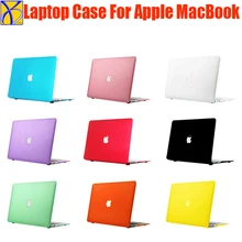 ICasiber Кристальный Матовый Жесткий Чехол для Apple mac book Air Pro retina 11 12 13 15 сумка для ноутбука для Macbook Air 13 пластиковый чехол