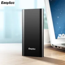 Easyacc Запасные Аккумуляторы для телефонов 5000 мАч, Портативный полимер 5000 мАч тонкий сплав Мощность Bank Bateria наружный Мощность Bank батареи