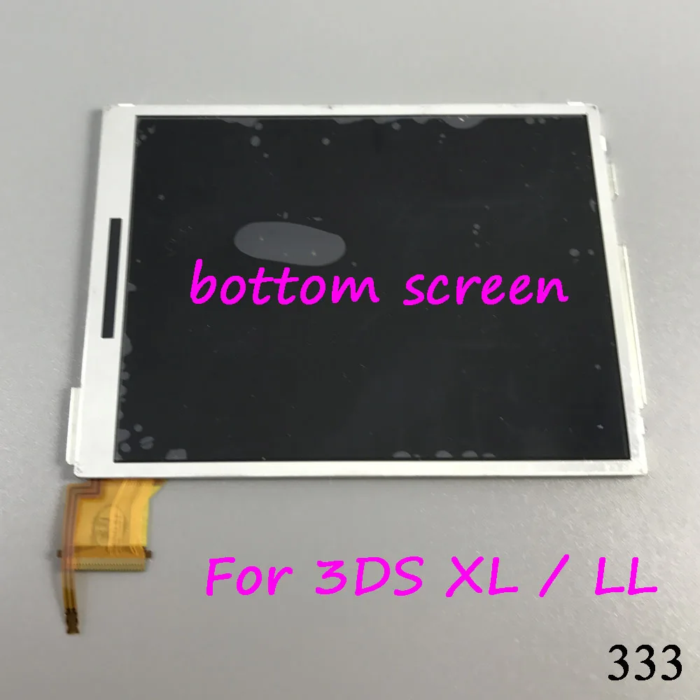 1 - 10pcs 100% Tested Bottom LCD Screen Pantalla For Nintendo 3DSLL for 3DSXL Lower Display Panel For 3ds XL LL high quality for nintendo top up upper lcd display screen panel replacement repair parts for 3ds xl for 3dsxl lcd new arrival