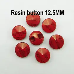 50 шт. 12,5 мм яркими полосками красный окрашенные резиновые пуговицы пальто сапоги Швейные Одежда Аксессуары R-179