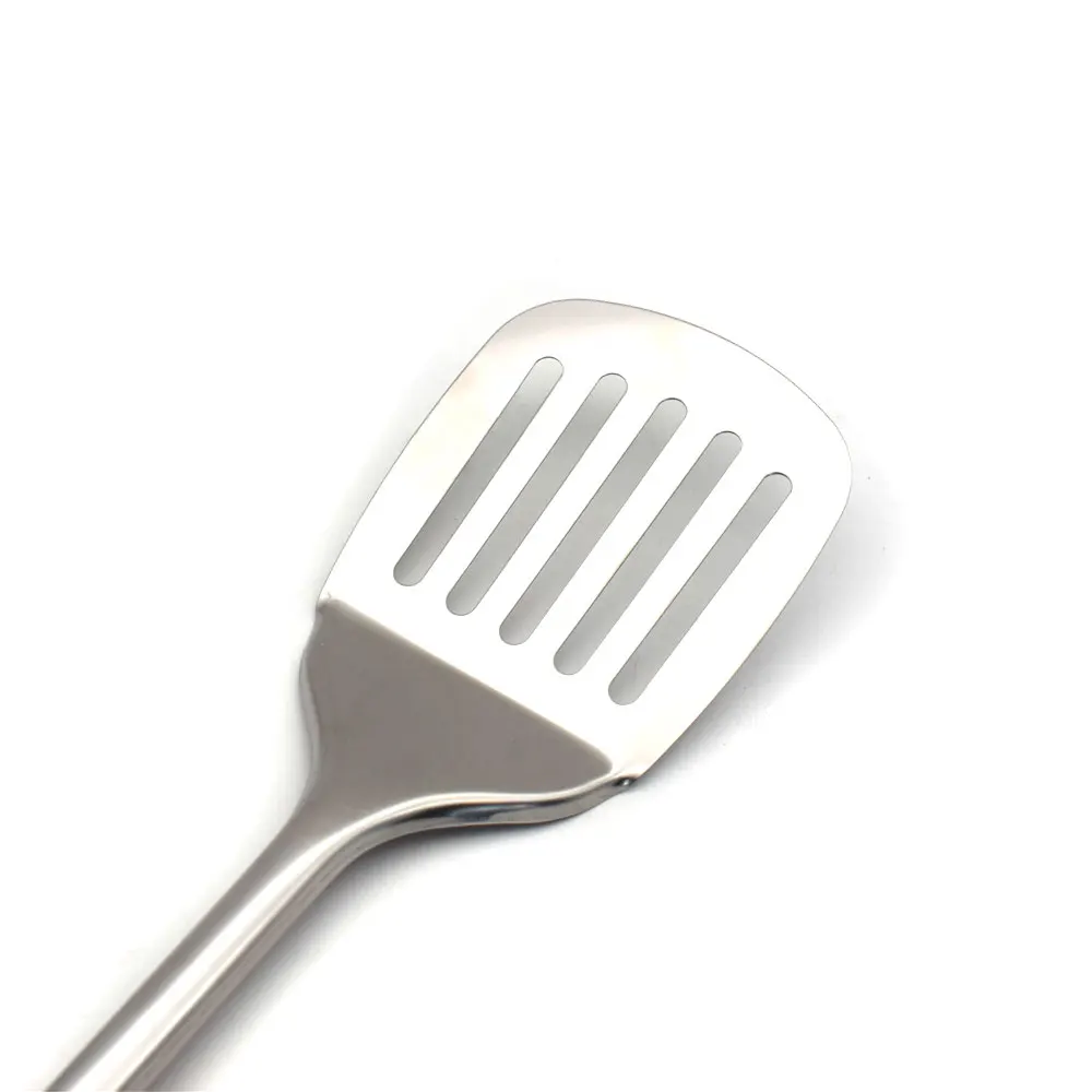Sweettreats 3pcs stainless steel Cooking Utensils Large Size Turners For Fried Steak Shovel Long Handle Slotted Turner Spatula Sweettreats 3pcs stainless steel Cooking Utensils Large Size Turners For Fried Steak Shovel Long Handle Slotted Turner Spatula