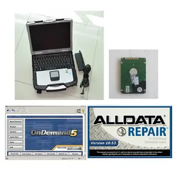 

All Data Software Installed CF-52 Laptop Auto Repair Alldata V10.53 + Mit on.d.emand 5 in 1TB HDD Ready to Use