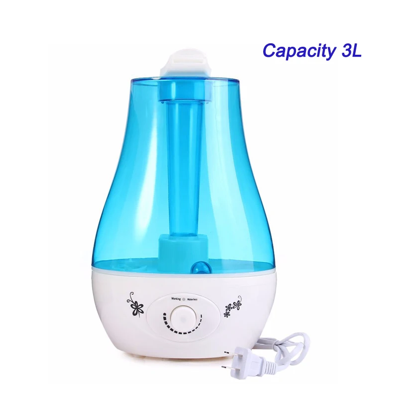 

220V 300ml/h Ultrasonic Air Humidifier Capacity 3L Home Air Humidifier Air Purifier