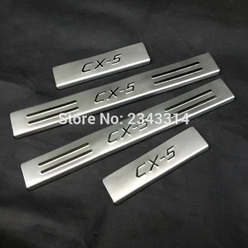 

For Mazda CX-5 CX 5 CX5 2014 2015 2016 Stainless Steel Scuff Plate Door Sill Protector Pedal Trim Cover Car Styling Accessories