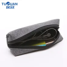 TUGUAN Business Storage Bag Digital Headphone Container Case for Men Women Children Cosmetic Bags Pencil Bag wholesale