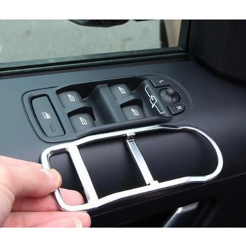

ABS Chrome Interior Door Window Switch Panel Cover Trim for L/and Rover FREELANDER 2 LR2 08 09 10 11 12 13 14 15 New 4pcs Covers