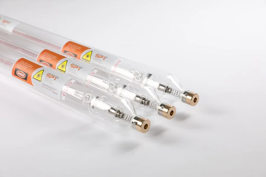 

2pcs/lot SPT co2 glass laser tube 100W co2 laser cutter metal head