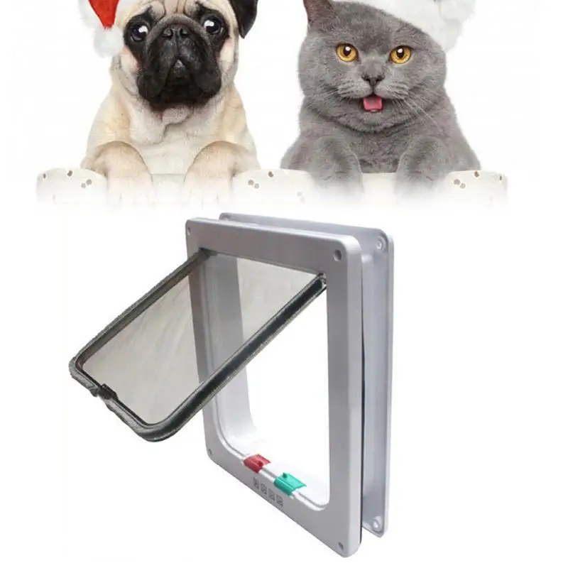 Pet door dog door ABS material plastic door installation wooden door iron door glass door in and out