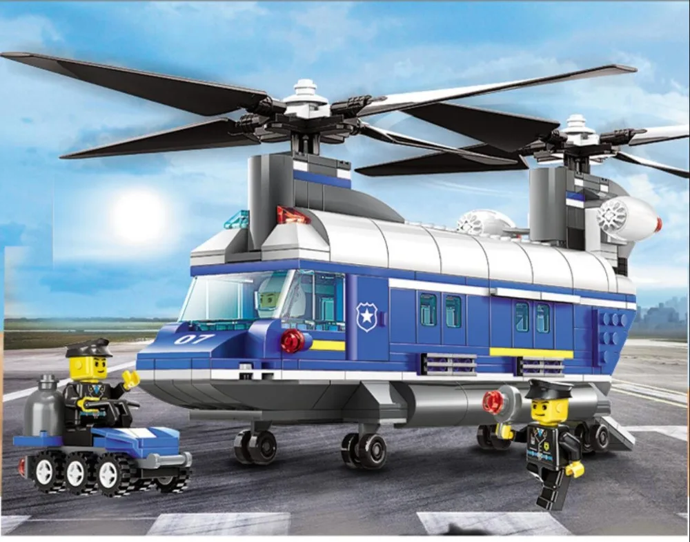 lego police heavy lift helicopter