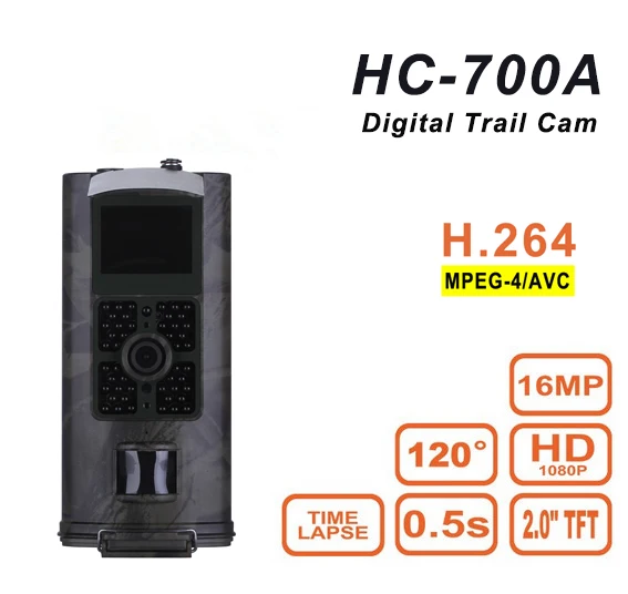 HC-700G камера для слежения, игры, охоты, желудя, дикий gsm олень, мини, ночное видение, mms, солнечная, 16MP, 940nm ловушка, SUNTEKCAM, фото, 3G, 2G, 700M