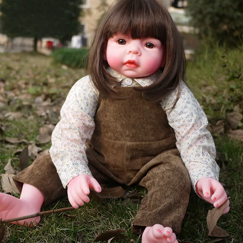 

CXZYKING Baby Doll Silicone Reborn Doll Baby Born Toys For Girl Lifelike Reborn Babies Play House Toys For Gift For Girl
