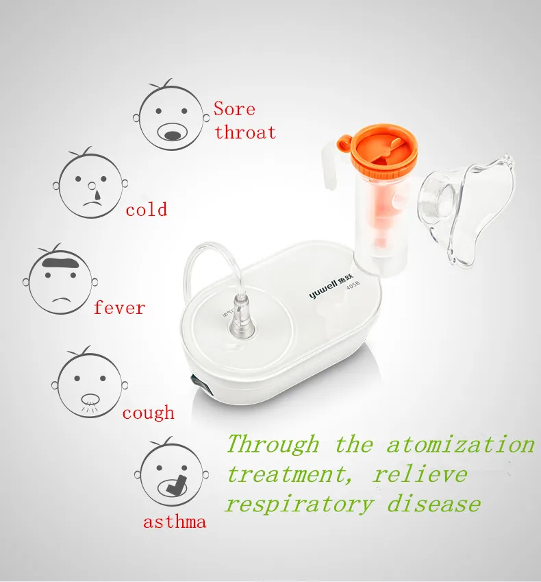 Yuwell 405B компрессор небулайзер ингаляторный распылитель машина Ингаляционная машина ингалятор для распылителя медицинский небулайзер CE FDA