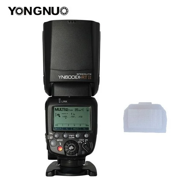 Горячая YONGNUO YN600EX-RT ii 2,4G Беспроводная HSS 1/8000s Master Flash Speedlite для камеры Canon EOS as 600EX RT+ Бесплатный рассеиватель