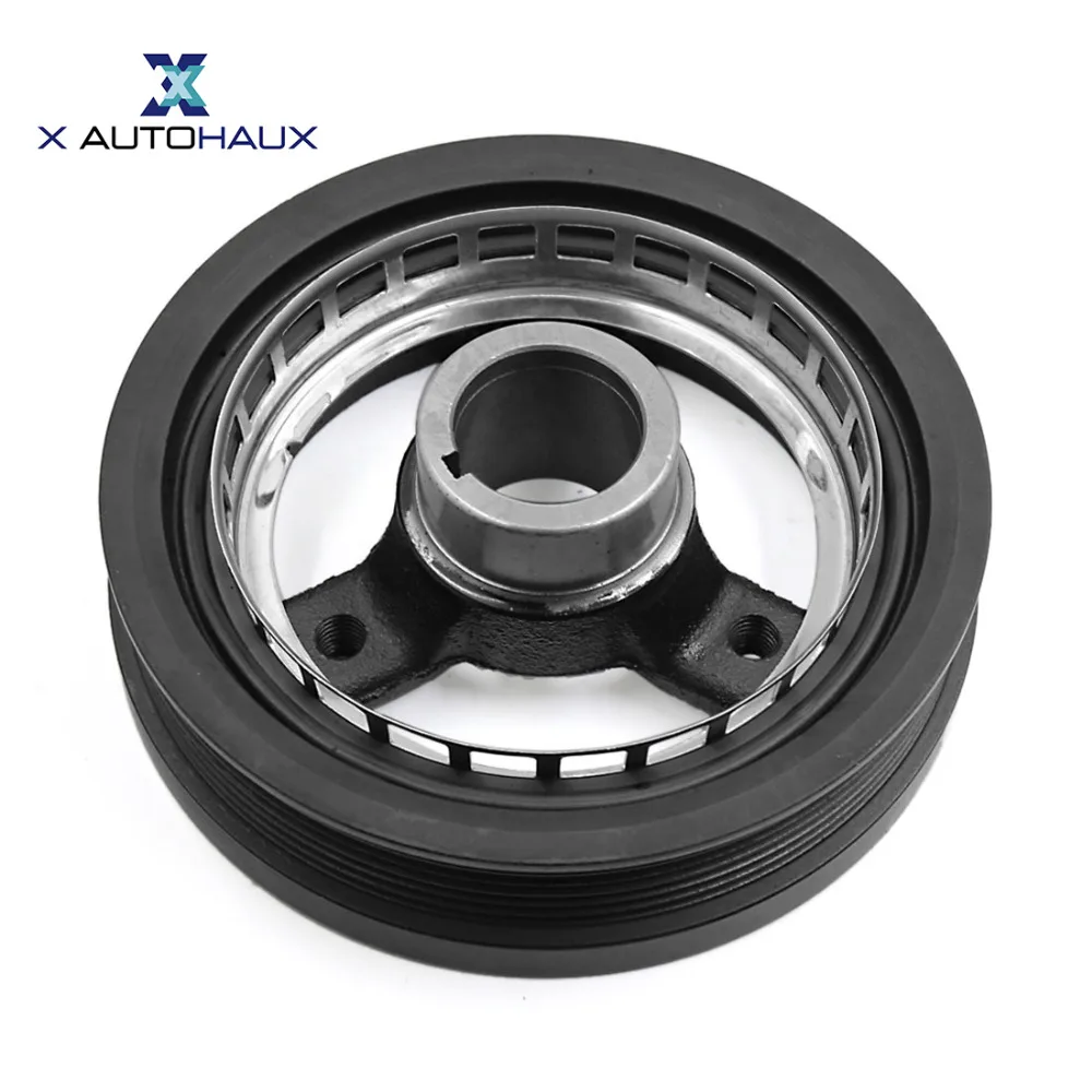

X AUTOHAUX 24504609 Harmonic Balancer Crankshaft Pulley for Buick Regal Century Skylark Rendezvous For Chevy Lumina Venture