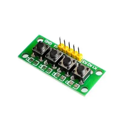 10 шт./лот DIY Kit 1x4 4 независимый кнопочный модуль клавиатуры Mcu для студенческого