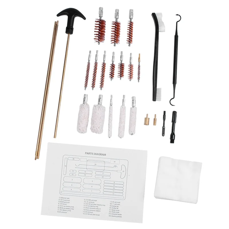 Universal Gun Brush Tool Gun Cleaning Kit Set for Rifle Pistol Handgun Shotgun Hunting Accessories (4)