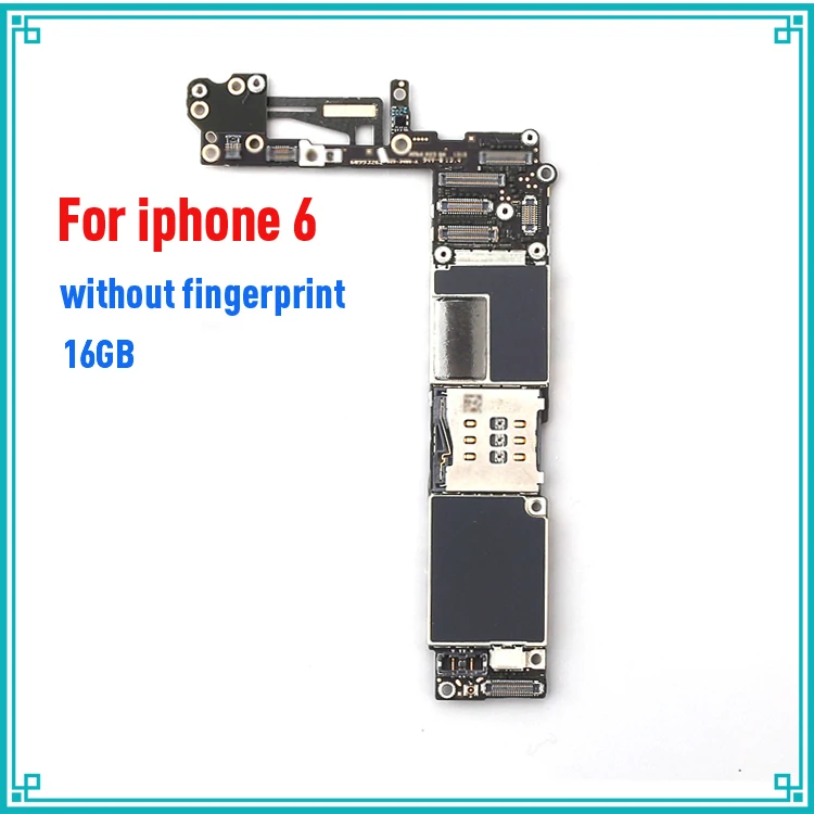 

16gb for iphone 6 Motherboard without Touch ID,100% Original unlocked for iphone 6 Logic boards with IOS System,Free Shipping