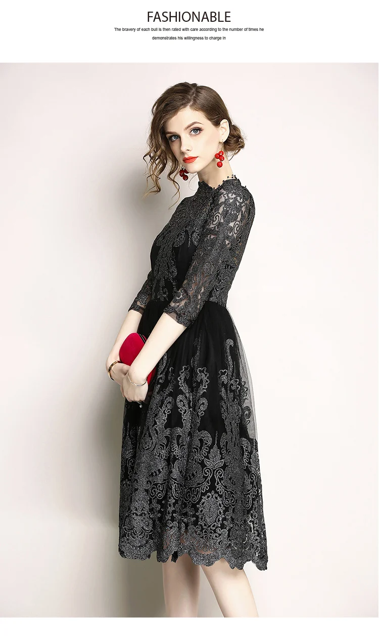 YiLin Kay высокого класса на заказ женские летние платья тяжелая промышленность Марлевое Платье с вышивкой