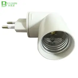 BEYLSION ЕС Plug PBT PP E27 с вкл/Выкл Белый основание лампы держатель лампы разъем для конвертера, адаптера для Светодиодный лампа