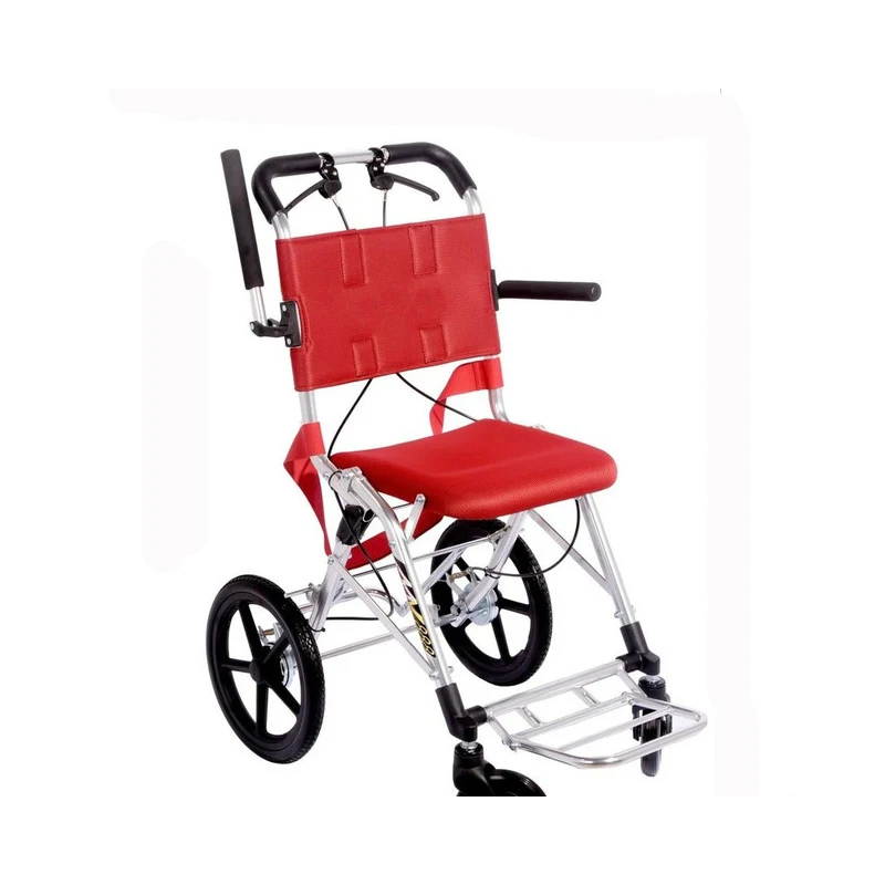 

9.7Kg Lightweight Traveling Folding Wheelchair Aluminum