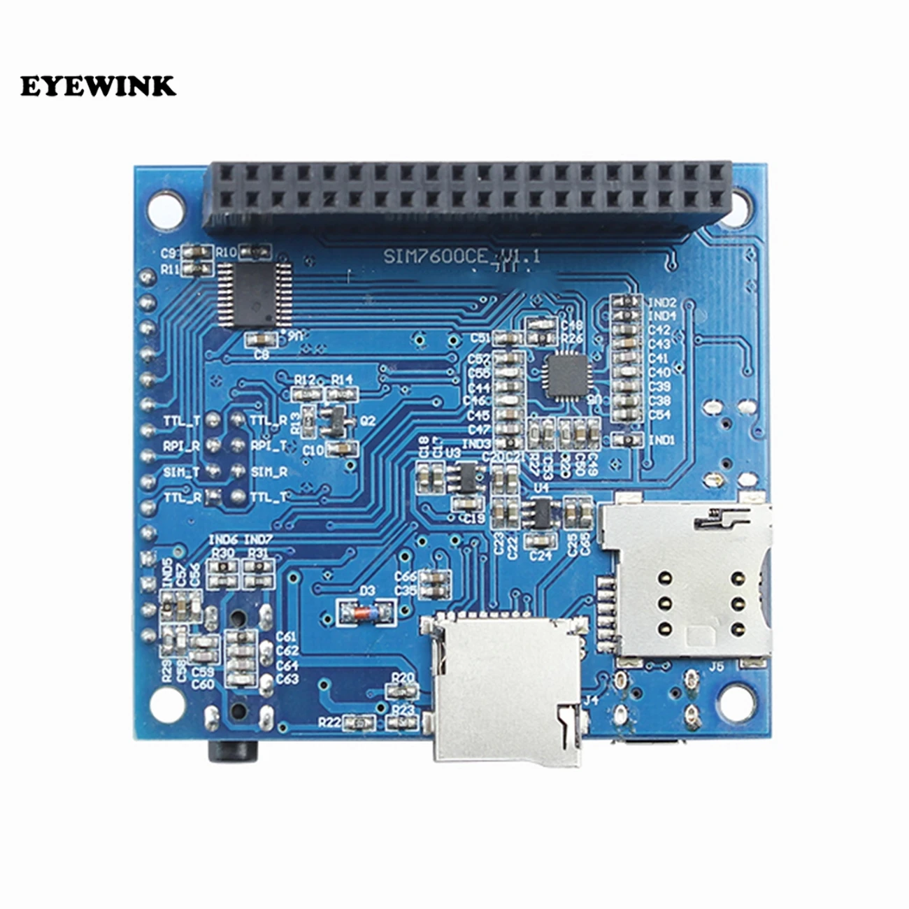 4G/3g/2G/GSM/GPRS/GNSS шляпа для Raspberry Pi GNSS позиционирования модуль поддержка LTE CAT4 на основе SIM7600CE