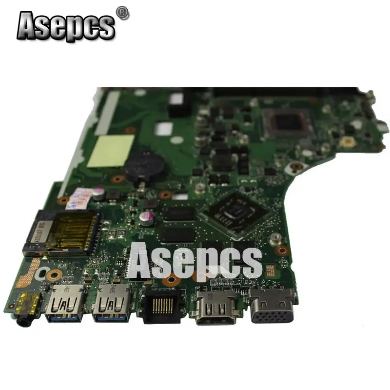 Asepcs X550ZA Материнская плата ноутбука для ASUS X550ZA X550ZE X550Z X550 K550Z X555Z VM590Z тест оригинальная материнская плата A10-7400P LVDS GM