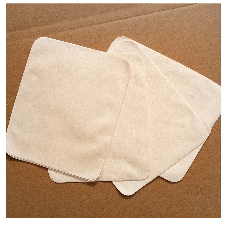 

5pcs Lens Clothes Eyeglasses Cleaning Cloth High Quality Suede Phone Screen Cleaner Sunglasses Camera Duster Wipes
